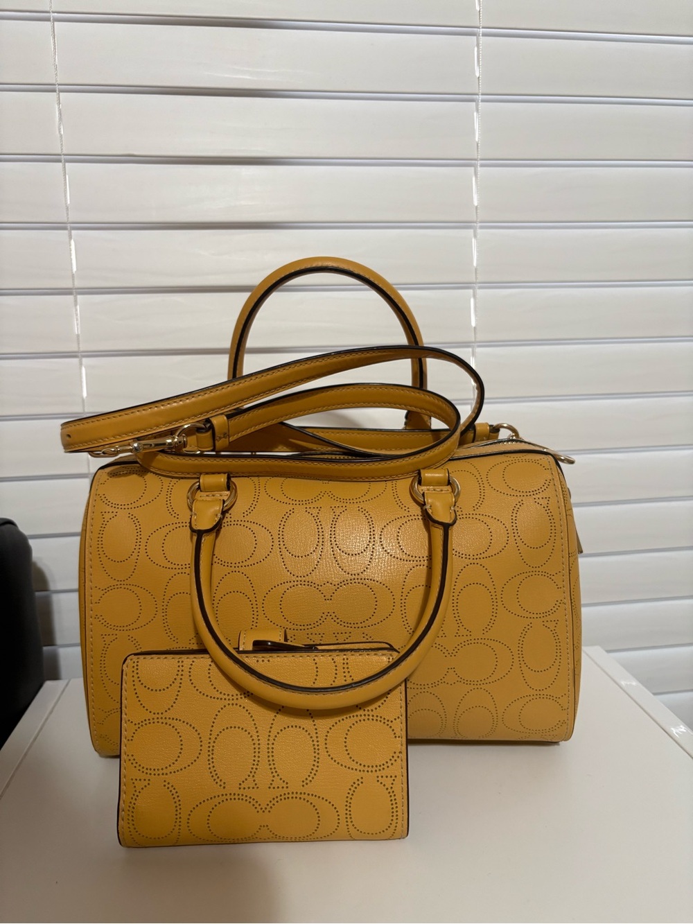 🌼💛✨Coach Rowan Satchel with Matching Wallet - Picture 4 of 11